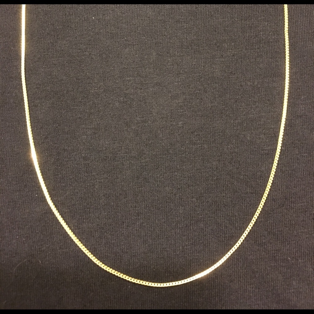 Gold Chain Vermeil Franco Chain 18in 1.5mm - Picture 2 of 3